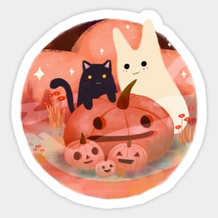 Halloween group shot Sticker